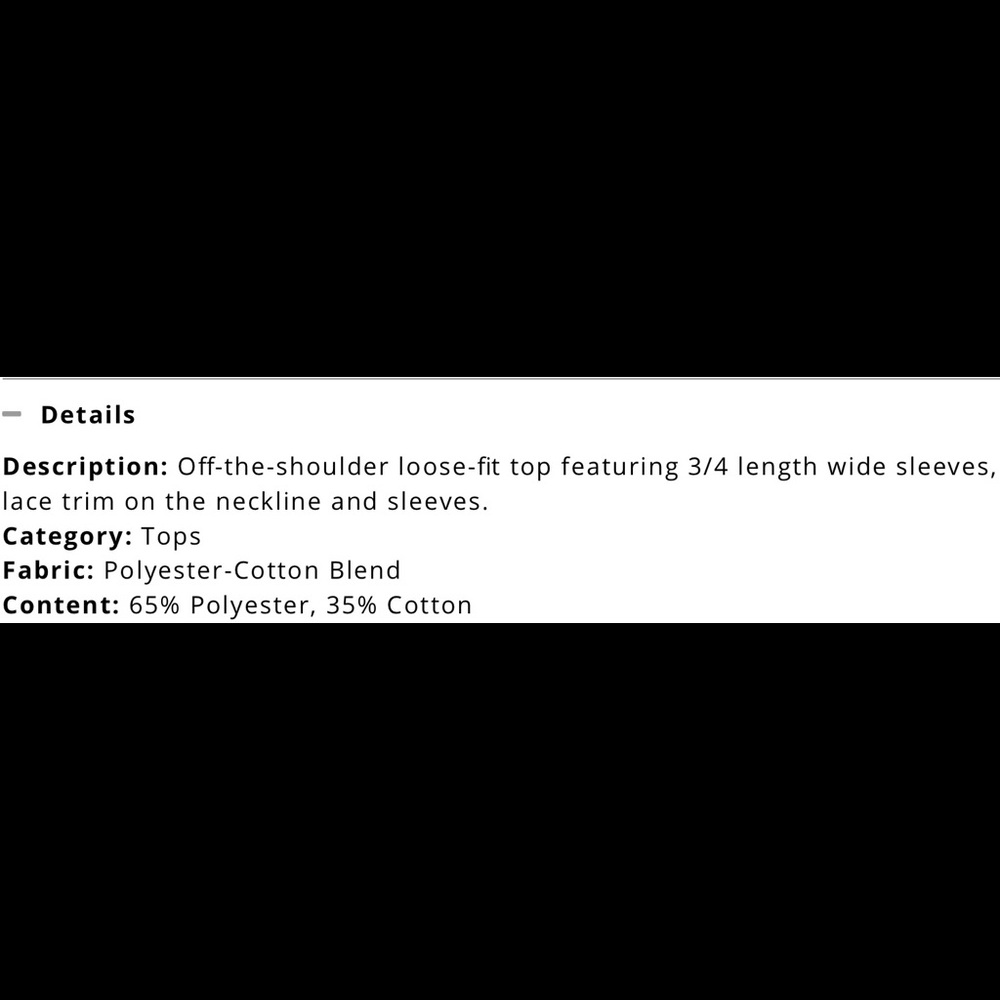 PLUS🔥 Off shoulder top - Picture 4 of 4